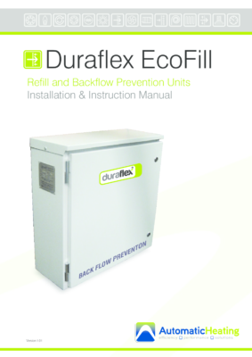 Duraflex EcoFill Installation Instructions